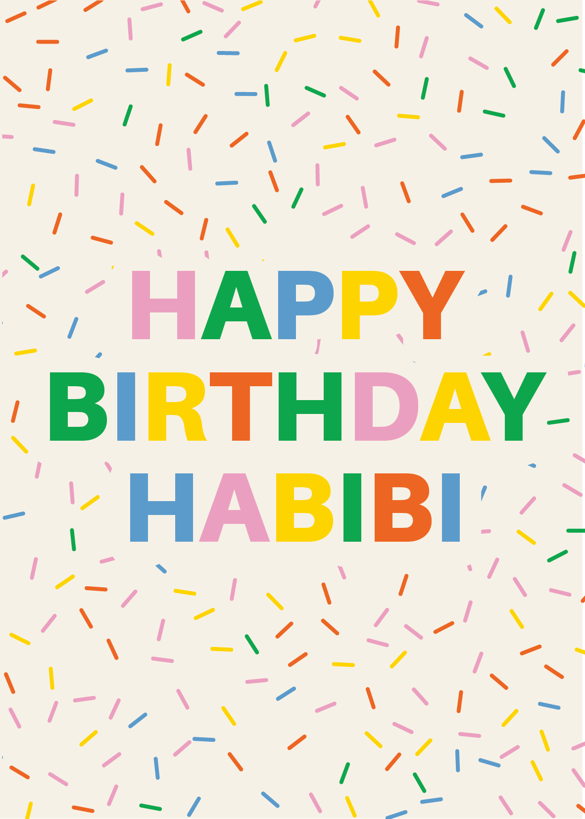 Happy Birthday Habibi
