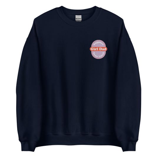 Support Your Local Girl Dad Embroidery