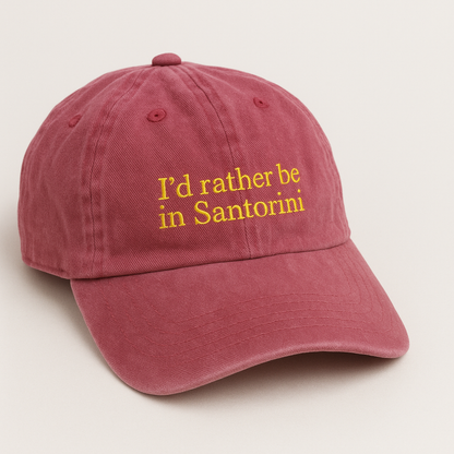 I'd rather be in