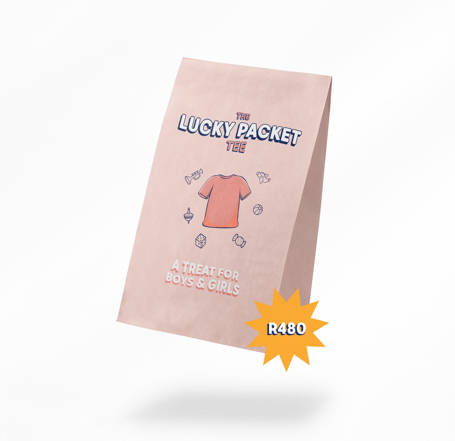 Lucky Packet Tee - Are you feeling lucky? Select your size and colour and we'll choose a design for you