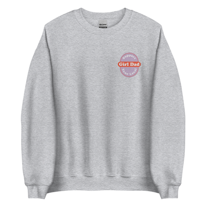 Support Your Local Girl Dad Embroidery