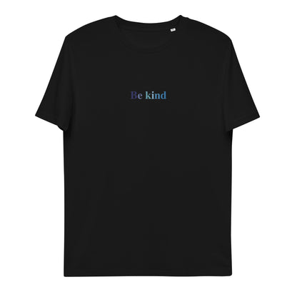 This t-shirt carries a meaningful message with the words "be kind". Wear it proudly and encourage others to embrace kindness and compassion