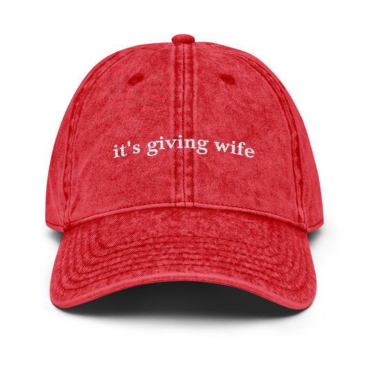 Giving Wifey Cap